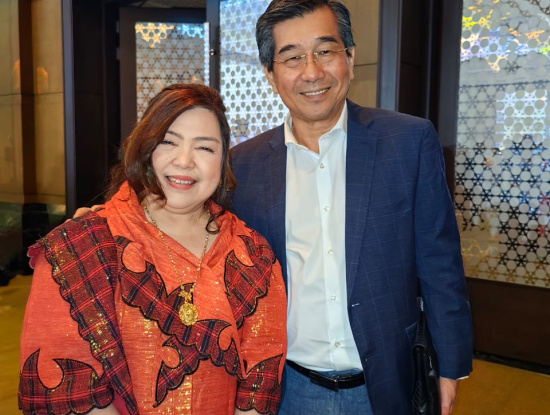 With Labatt Mdm Teresa Lourdes Pimentel